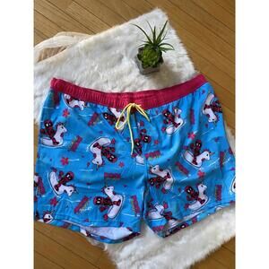 Marvel Deadpool Men's Swim Trunks Size 3XL